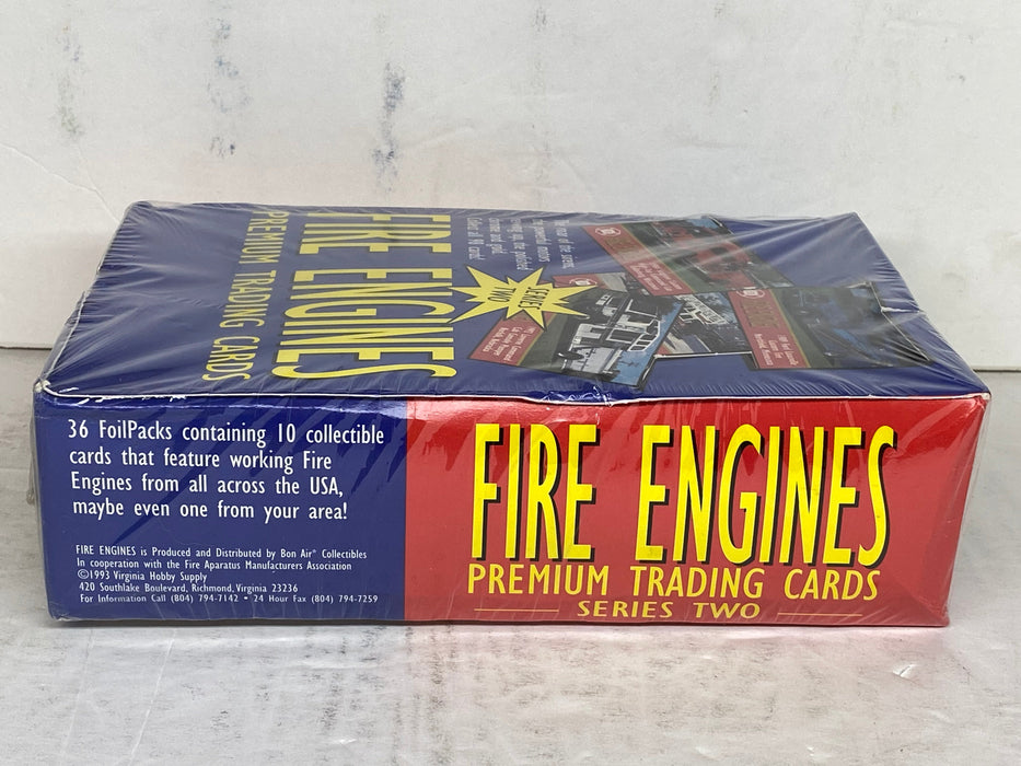 1993 Fire Engines Series 2 Trading Card Box 36 Pack Factory Sealed Bon Air   - TvMovieCards.com