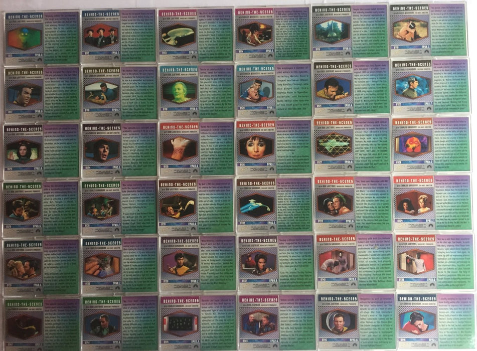 Star Trek The Original Series 3 TOS Behind the Scenes Chase Card Set 48 Cards   - TvMovieCards.com