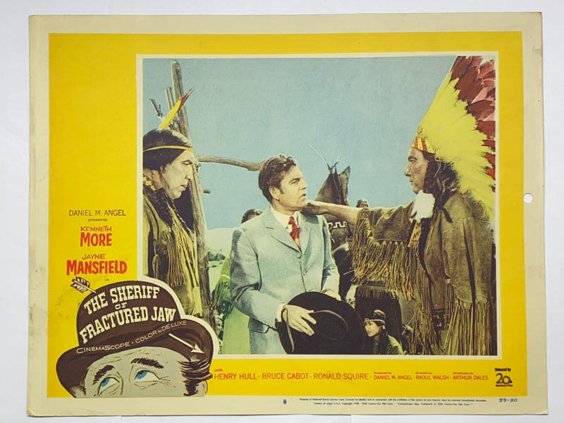 1958 The Sheriff of Fractured Jaw Lobby Card 11x14 Kenneth More Jayne Mansfield   - TvMovieCards.com