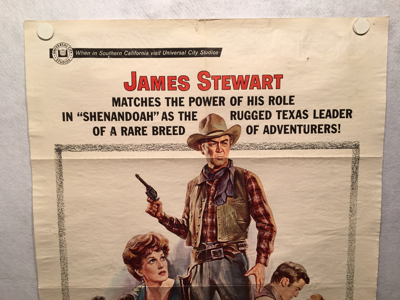 The Rare Breed 1966 1SH 1 Sheet Movie Poster 27x41 James Stewart Western   - TvMovieCards.com