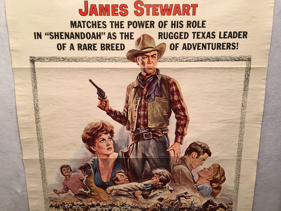 The Rare Breed 1966 1SH 1 Sheet Movie Poster 27x41 James Stewart Western   - TvMovieCards.com