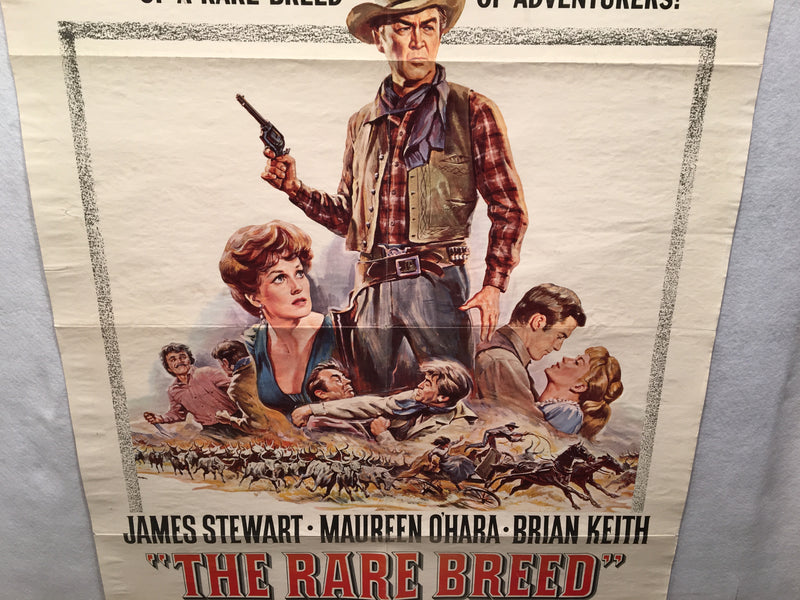 The Rare Breed 1966 1SH 1 Sheet Movie Poster 27x41 James Stewart Western   - TvMovieCards.com