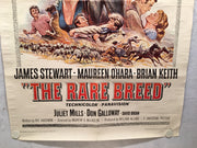 The Rare Breed 1966 1SH 1 Sheet Movie Poster 27x41 James Stewart Western   - TvMovieCards.com