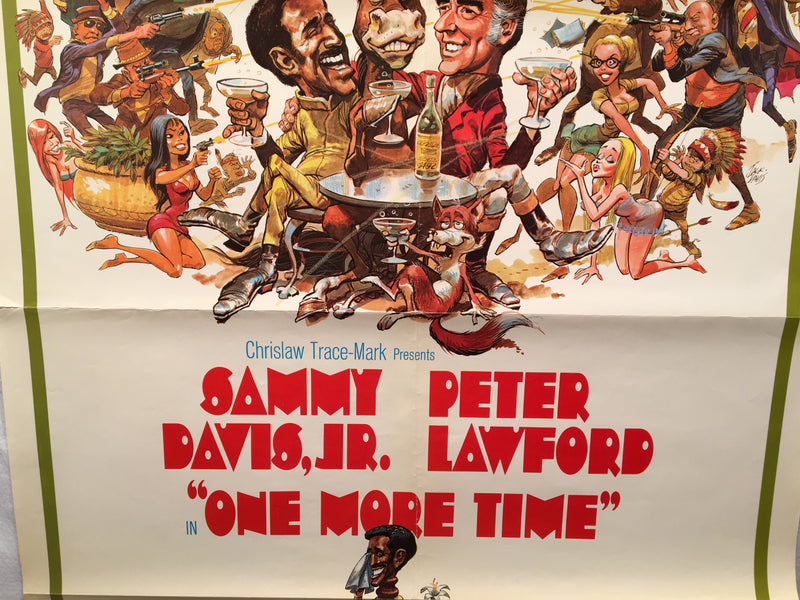 One More Time 1970 1SH 1 Sheet Movie Poster 27x41 Sammy Davis Jr Peter Lawford   - TvMovieCards.com