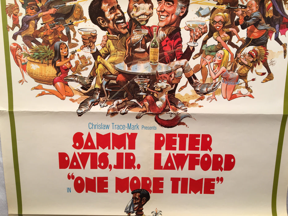 One More Time 1970 1SH 1 Sheet Movie Poster 27x41 Sammy Davis Jr Peter Lawford   - TvMovieCards.com
