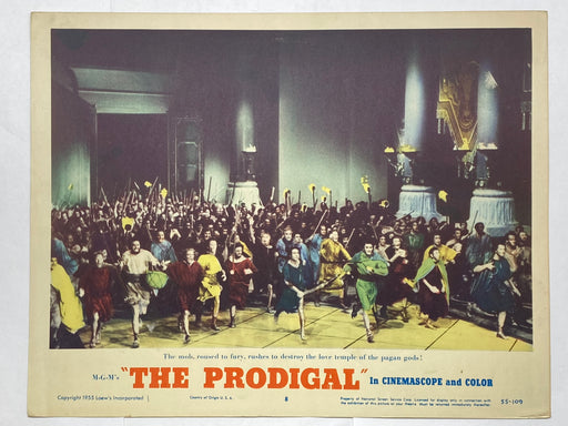 1955 The Prodigal 11x14 Lobby Card #8 Lana Turner Edmund Purdom Louis Calhern   - TvMovieCards.com