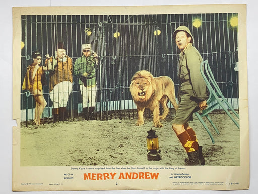 1958 Merry Andrew #2 Lobby Card 11x14 Danny Kaye Pier Angeli Salvatore Baccaloni   - TvMovieCards.com