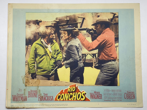 1964 Rio Conchos #5 Lobby Card 11x14 Richard Boone Stuart Whitman   - TvMovieCards.com