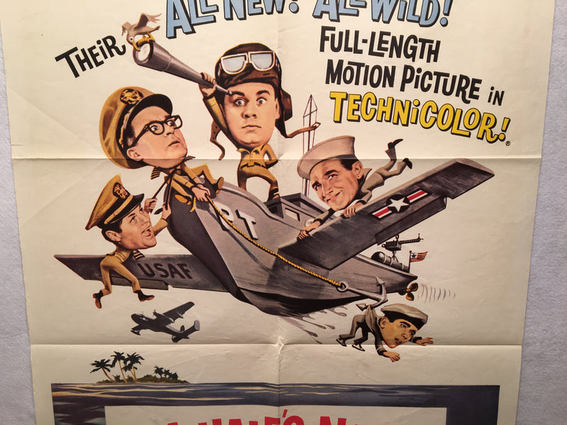 Mchale's Navy Joins the Air Force 1965 1SH 1 Sheet Movie Poster 27x41 Tim Conway   - TvMovieCards.com