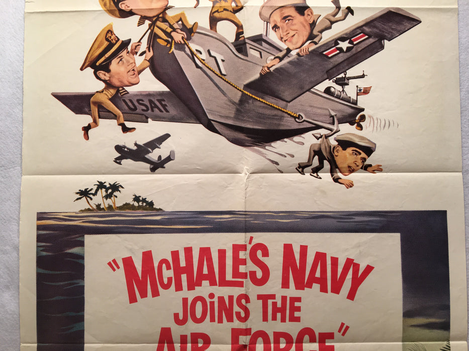Mchale's Navy Joins the Air Force 1965 1SH 1 Sheet Movie Poster 27x41 Tim Conway   - TvMovieCards.com
