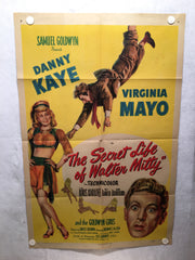 The Secret Life of Walter Mitty 1947 1SH 1 Sheet Movie Poster 27x41   - TvMovieCards.com