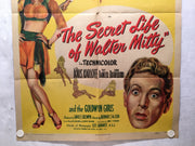 The Secret Life of Walter Mitty 1947 1SH 1 Sheet Movie Poster 27x41   - TvMovieCards.com