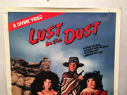 Lust in the Dust 1985 1SH 1 Sheet Movie Poster 27x41 Tab Hunter Divine Kazan   - TvMovieCards.com