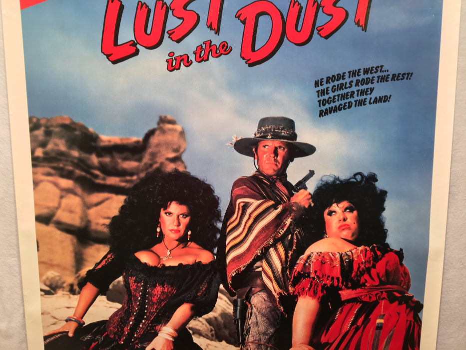 Lust in the Dust 1985 1SH 1 Sheet Movie Poster 27x41 Tab Hunter Divine Kazan   - TvMovieCards.com
