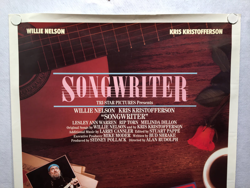 Songwriter 1985 1SH 1 Sheet Movie Poster 27x41 Willie Nelson Kris Kristofferson   - TvMovieCards.com