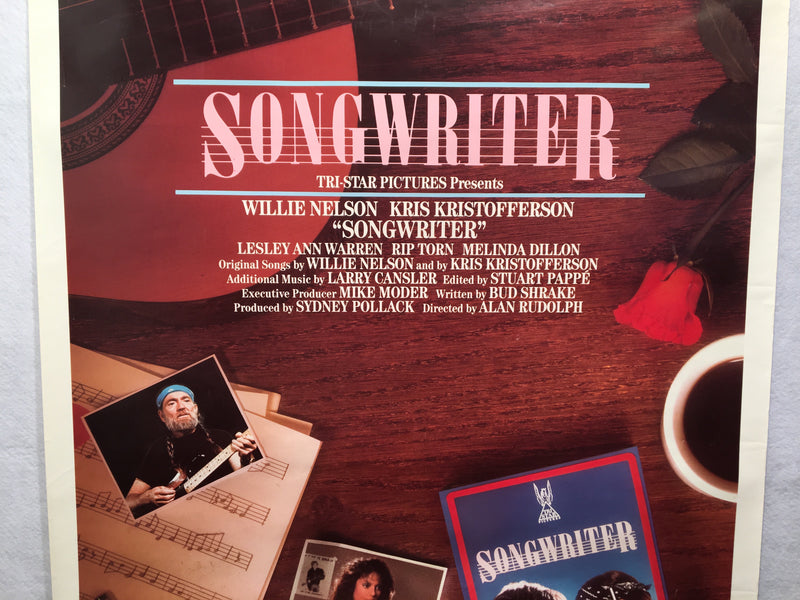 Songwriter 1985 1SH 1 Sheet Movie Poster 27x41 Willie Nelson Kris Kristofferson   - TvMovieCards.com