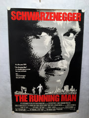 The Running Man 1987 1SH 1 Sheet Movie Poster 27x41 Arnold Schwarzenegger   - TvMovieCards.com