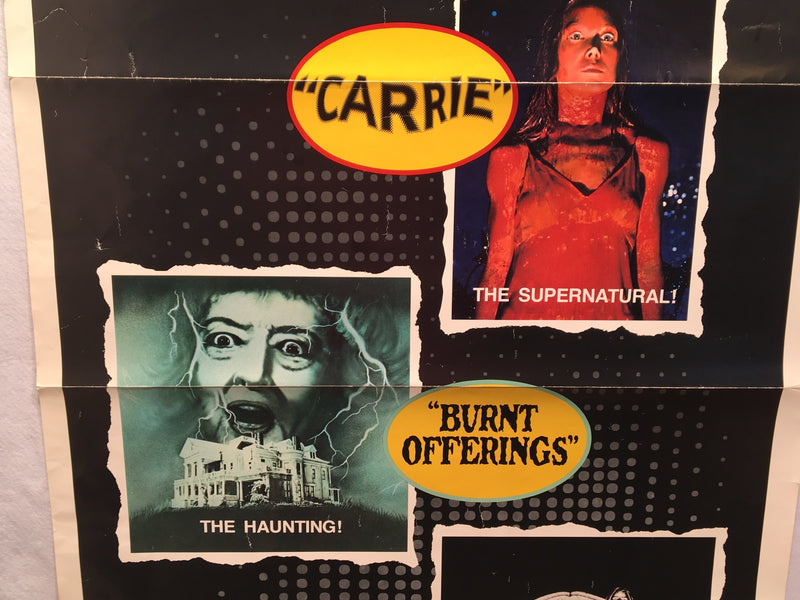 UA's Terror Trio 1977 1SH 1 Sheet Movie Poster 27x41 Carrie, Burnt, Audrey Rose   - TvMovieCards.com