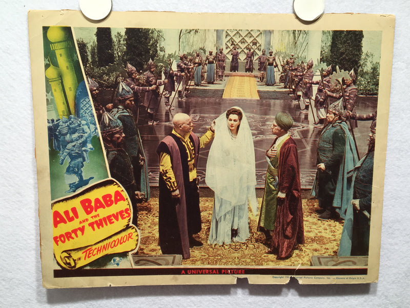 Ali Baba and the Forty Thieves 1944 Lobby Card Maria Montez Jon Hall   - TvMovieCards.com