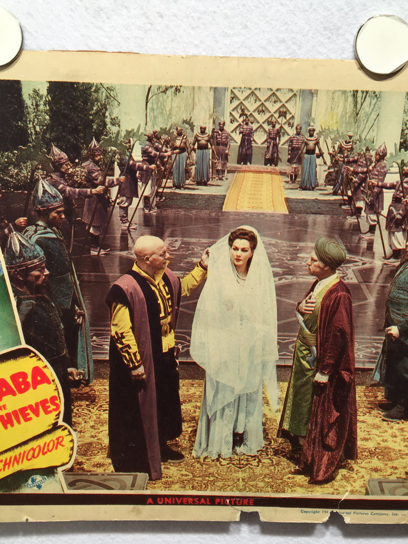 Ali Baba and the Forty Thieves 1944 Lobby Card Maria Montez Jon Hall   - TvMovieCards.com
