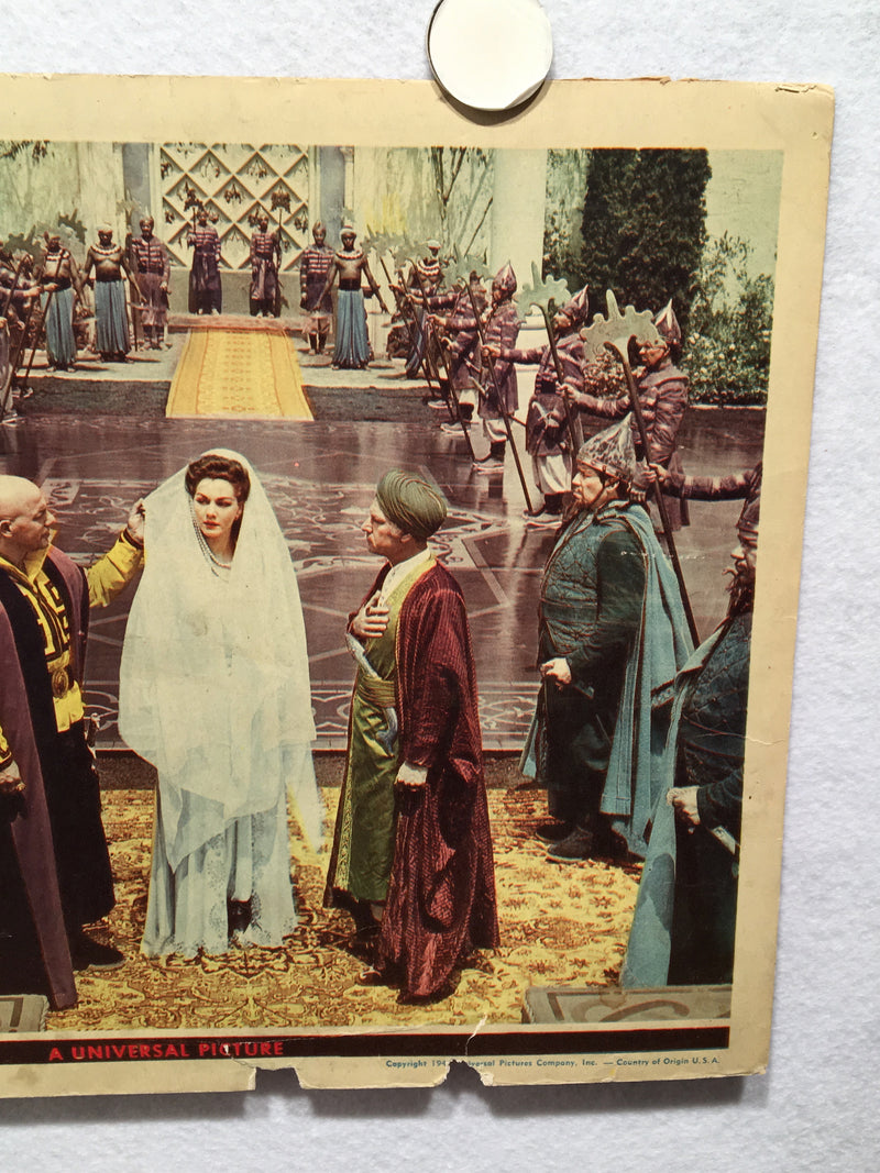 Ali Baba and the Forty Thieves 1944 Lobby Card Maria Montez Jon Hall   - TvMovieCards.com