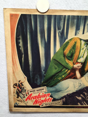Arabian Nights 1942 Lobby Card Maria Montez Jon Hall   - TvMovieCards.com
