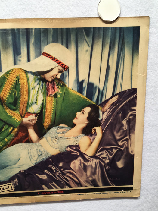 Arabian Nights 1942 Lobby Card Maria Montez Jon Hall   - TvMovieCards.com