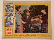 1960 High Time Lobby Card 11 x 14  Bing Crosby, Fabian, Nicole Maurey   - TvMovieCards.com