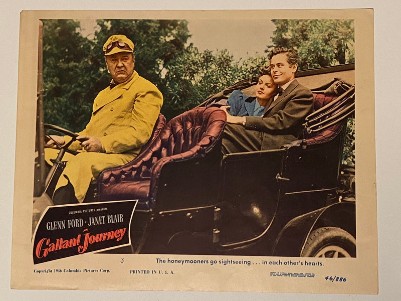 1946 Gallant Journey #3 Lobby Card 11 x 14 Glenn Ford, Janet Blair, Charles Rugg   - TvMovieCards.com