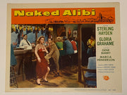 1954 Naked Alibi #4 Lobby Card 11x14 Sterling Hayden, Gloria Grahame, Gene Barry   - TvMovieCards.com
