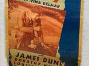 1935 Original Bad Boy Insert 14 x 36 Movie Poster James Dunn, Dorothy Wilson   - TvMovieCards.com
