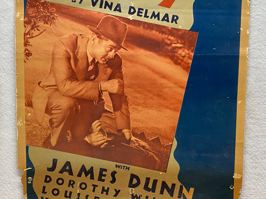 1935 Original Bad Boy Insert 14 x 36 Movie Poster James Dunn, Dorothy Wilson   - TvMovieCards.com