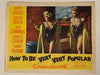 1955 How To Be Very Very Popular #7 Lobby Card 11x14  Betty Grable Sheree North   - TvMovieCards.com
