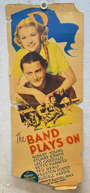 1934 Original The Band Plays On Insert 14 x 36 Movie Poster Robert Young, Erwin   - TvMovieCards.com