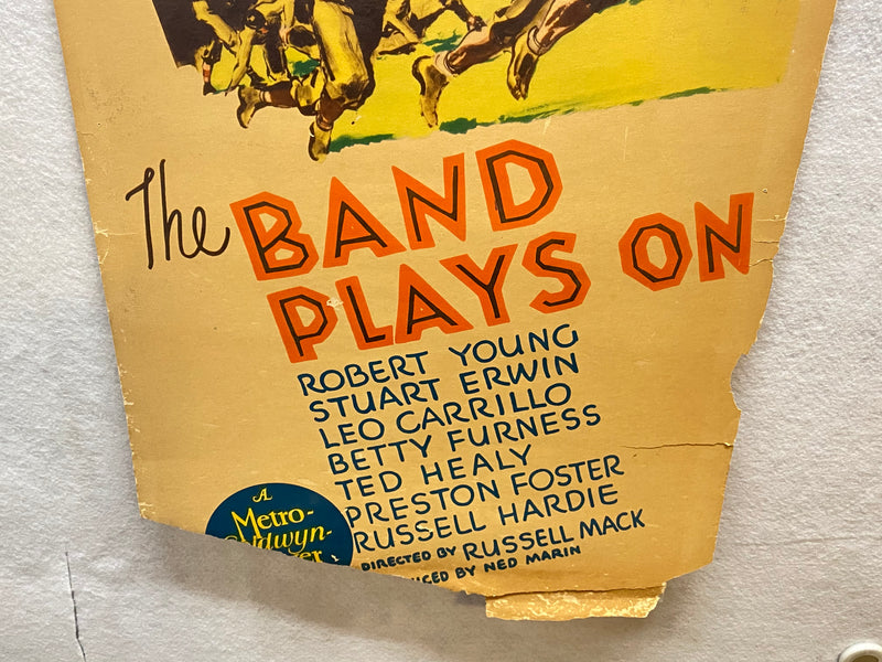 1934 Original The Band Plays On Insert 14 x 36 Movie Poster Robert Young, Erwin   - TvMovieCards.com