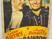 1941 Original Ridin' On a Rainbow Insert 14x36 Movie Poster Gene Autry Mary Lee   - TvMovieCards.com
