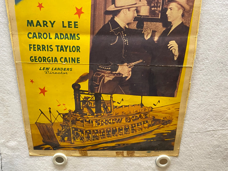 1941 Original Ridin' On a Rainbow Insert 14x36 Movie Poster Gene Autry Mary Lee   - TvMovieCards.com