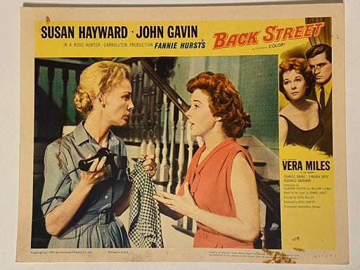 1961 Back Street #2 Lobby Card 11x14 Susan Hayward, John Gavin, Vera Miles   - TvMovieCards.com