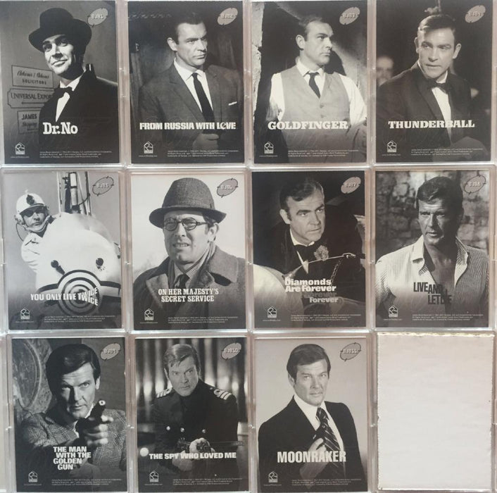 James Bond Mission Logs Bond James Bond Chase Card Set 11 cards BJB1 - BJB11   - TvMovieCards.com