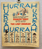 1958 The Last Hurrah Window Card Movie Poster 14 x 16 Spencer Tracy   - TvMovieCards.com
