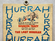 1958 The Last Hurrah Window Card Movie Poster 14 x 16 Spencer Tracy   - TvMovieCards.com
