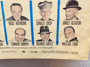 1958 The Last Hurrah Window Card Movie Poster 14 x 16 Spencer Tracy   - TvMovieCards.com