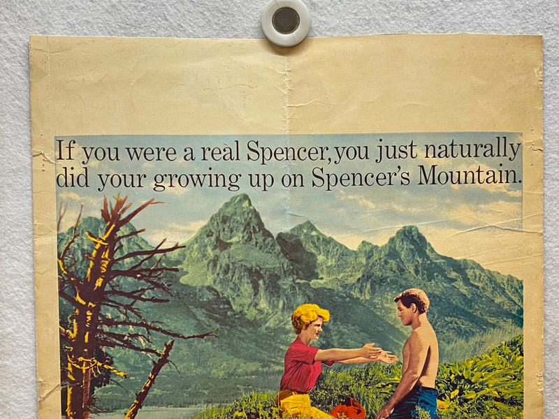 1963 Spencer's Mountain Window Card Movie Poster 14 x 16 Henry Fonda, O'Hara   - TvMovieCards.com