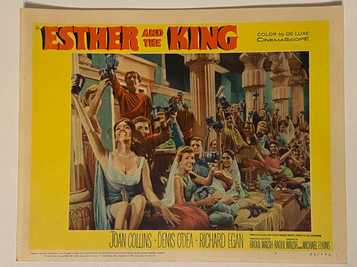 1960 Esther and the King #7 Lobby Card 11x14 Joan Collins, Richard Egan   - TvMovieCards.com