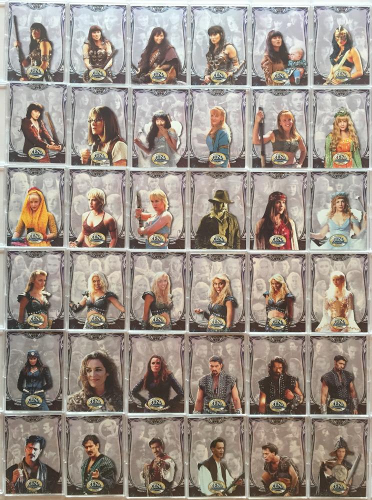 Xena Beauty and Brawn Base Card Set 72 Cards   - TvMovieCards.com