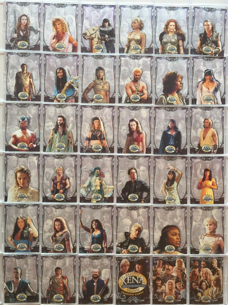Xena Beauty and Brawn Base Card Set 72 Cards   - TvMovieCards.com