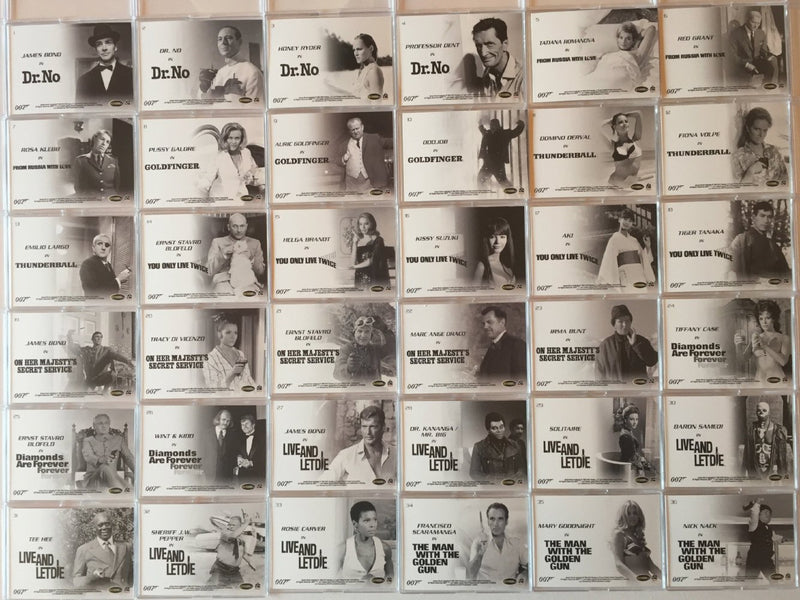 James Bond Heroes & Villains Base Card Set 81 Cards   - TvMovieCards.com