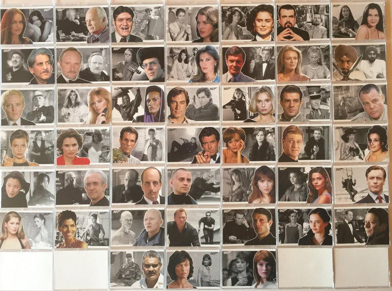 James Bond Heroes & Villains Base Card Set 81 Cards   - TvMovieCards.com