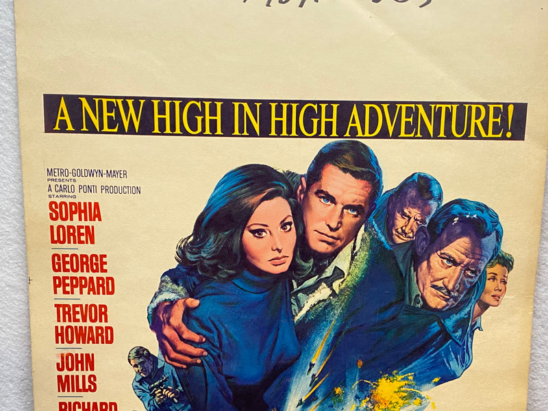 1965 Operation Crossbow Window Card Movie Poster 14 x 22 Sophia Loren   - TvMovieCards.com