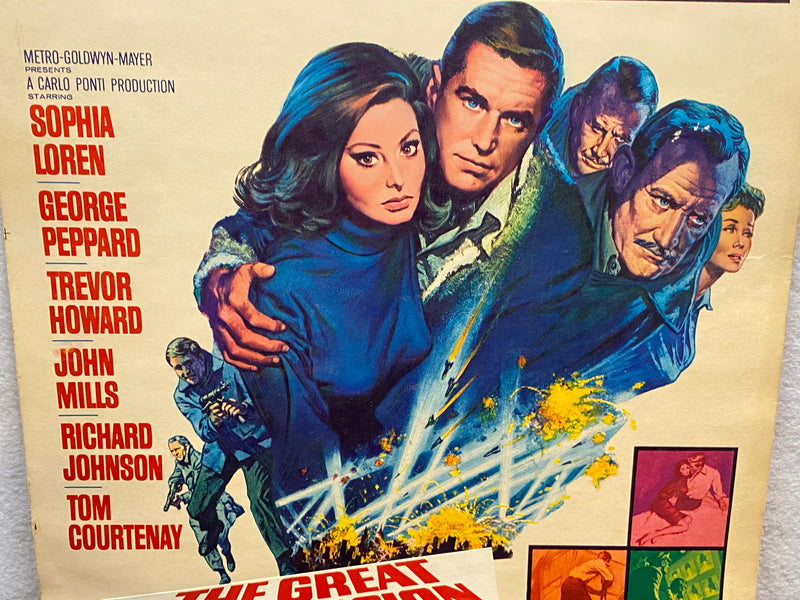1965 Operation Crossbow Window Card Movie Poster 14 x 22 Sophia Loren   - TvMovieCards.com